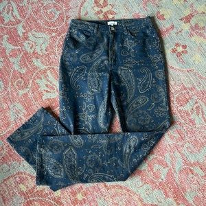 WeWoreWhat Paisley Jeans